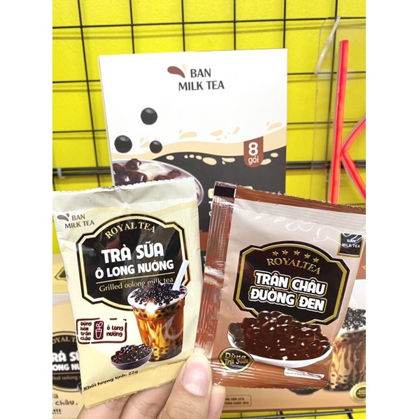 Trà sữa trân châu BAN MILK TEA hộp 416g