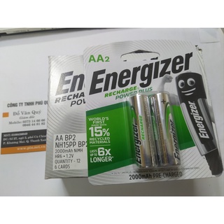 Pin sạc AA Energizer 2000 mAh vỉ 2 viên
