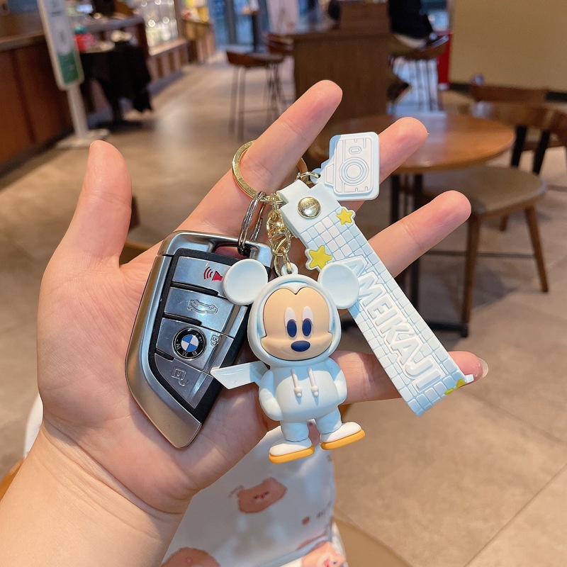 Hoạt Hình Móc Khóa Hình Chuột mickey minnie Xinh Xắn