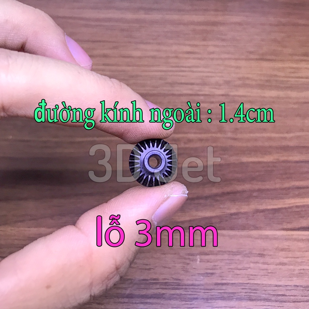 Bánh răng visai kim loại mini , bánh răng côn