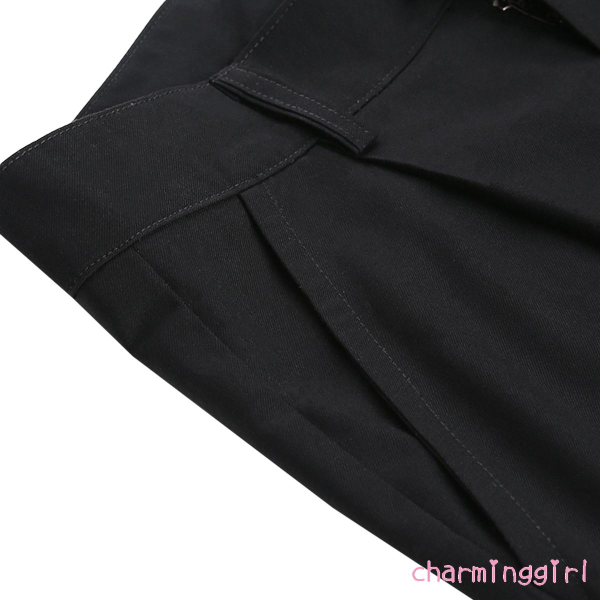 Quần Ống Rộng Lưng Cao Màu Trơn Thời Trang Cho Nữ | BigBuy360 - bigbuy360.vn