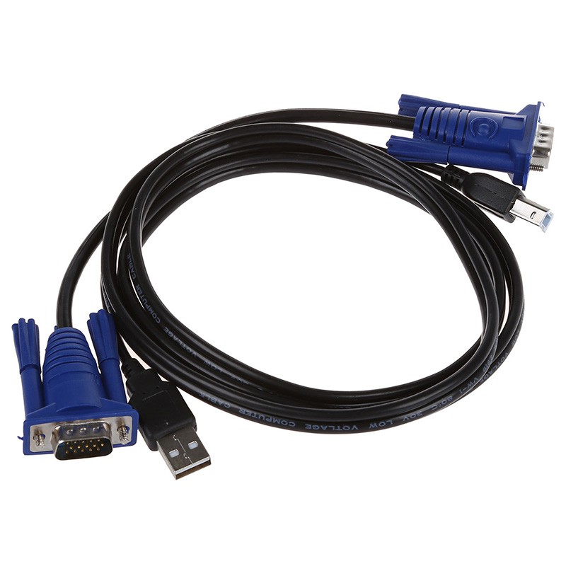 Dây Cáp Dài 1.4m 15 Pin Vga + Usb Male Sang Vga + Chất Lượng Cao