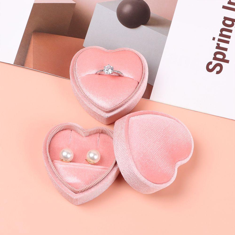 Hộp Đựng Nhẫn Bằng Nhung Thiết Kế Đơn Giản