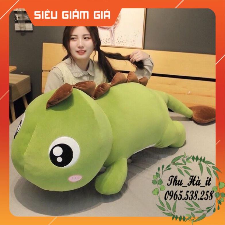 SIÊU SALE_ Gấu bông khủng long mắt lồi hot hit hàng cao cấp có giãn 4 chiều kích thước 1m7 mầu xanh -HÀNG CAO CẤP