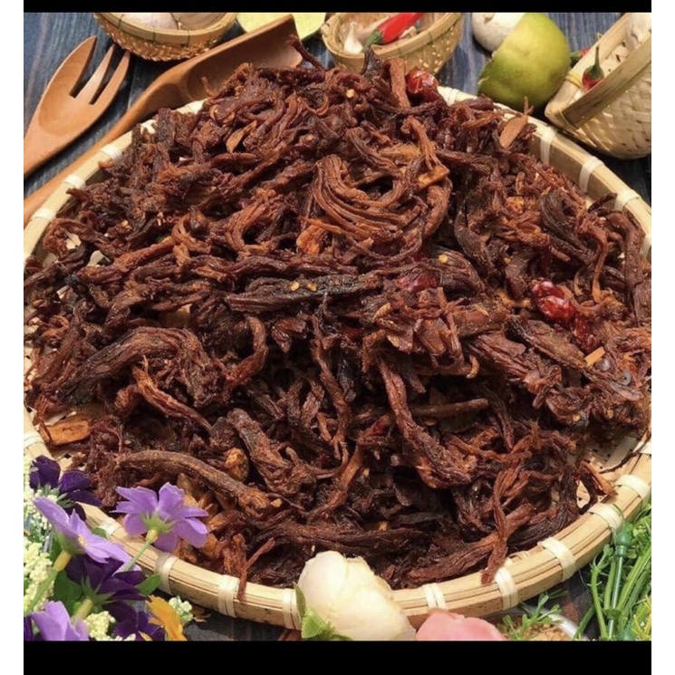 100gam Heo khô cháy tỏi.