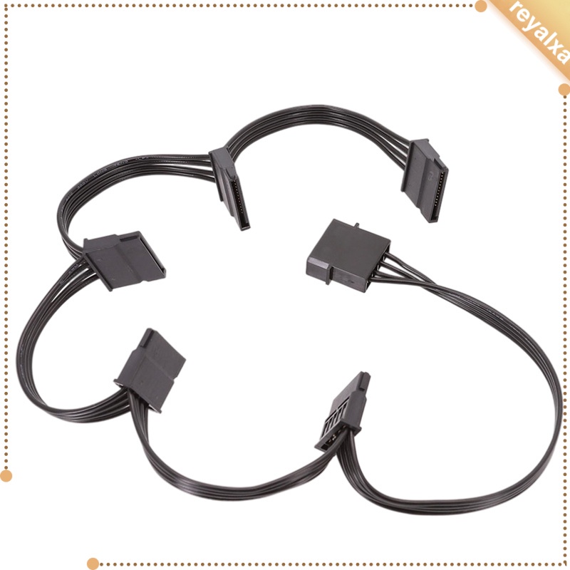 Dây Cáp Chia Nguồn 4 Pin SATA HDD SSD SATA 1 Sang 5