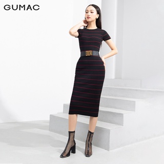 Đầm len ôm sọc DA9222 GUMAC