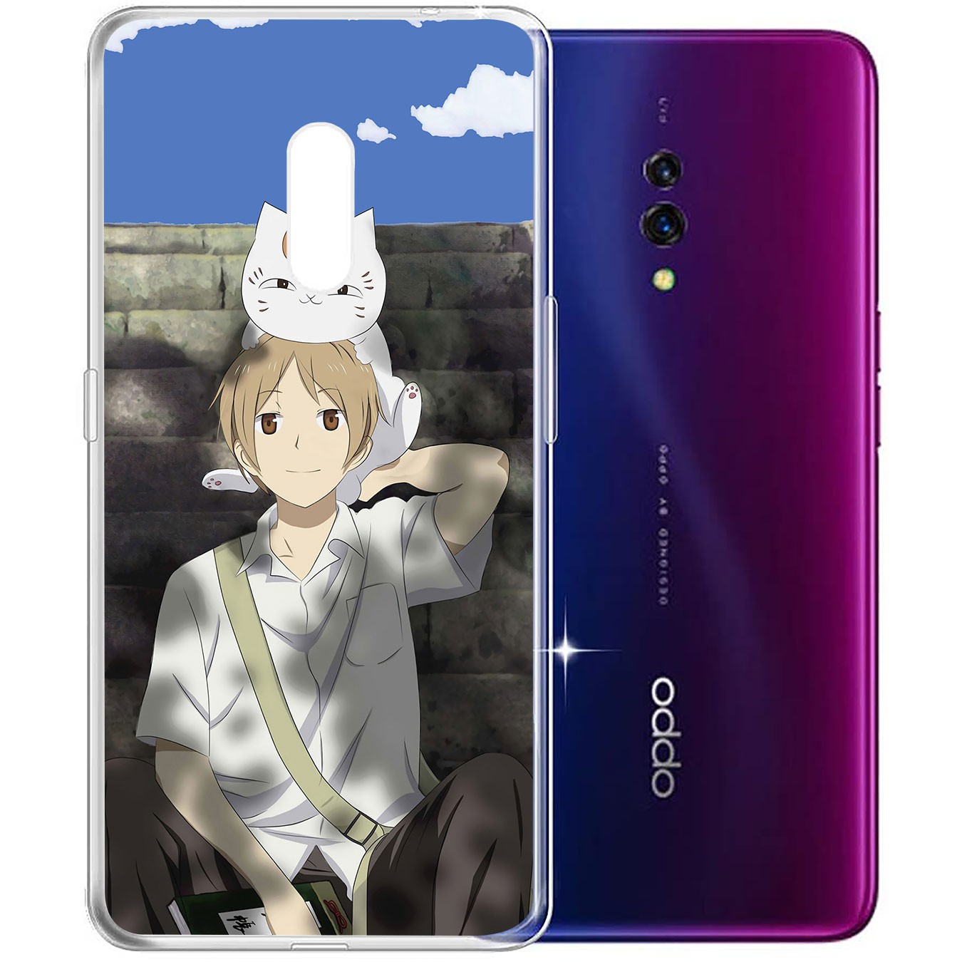 Ốp Lưng Silicone In Hình Anime Natsume Yuujinchou Cho Oppo A3S A5 A7 A37 Neo 9 A39 A57 A5S A59 A73 A77 F1S F3 F5 F7 F9 Pro A7X A9 2020