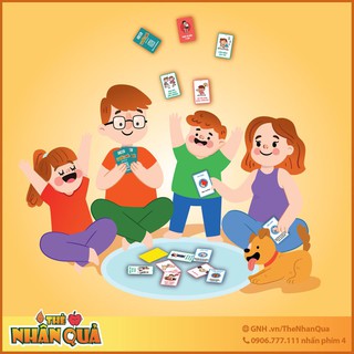 Thẻ Card Game Nhân Quả ( rèn tư duy cho trẻ )