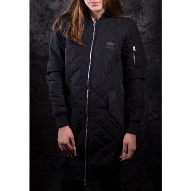 Áo bomber Adidas authentic dáng dài