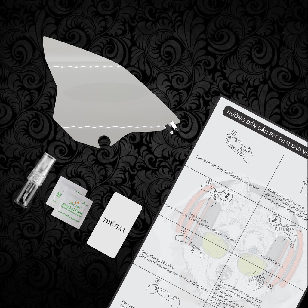 Miếng dán PPF TPU bảo vệ mặt đồng hồ xe AIRBLADE 2016 đến 2019 - HONDA AIRBALDE AB