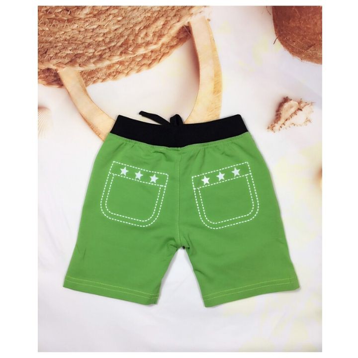 Quần short thun bé trai 9-16kg- Quần short- Thun cotton thoáng khí suốt ngày dài - Tomchuakids