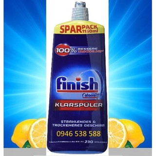 Nước làm bóng finish 1150ml, 800ml, 400ml dùng cho máy rửa bát