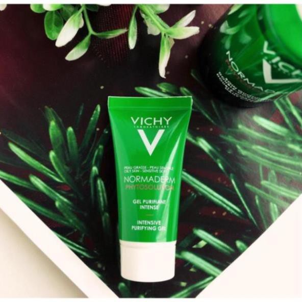 [MỚI] Sữa Rửa Mặt Vichy Dạng Gel Cho Da Dầu - Mụn Giúp Làm Sạch Sâu Và Giảm Bã Nhờn Normaderm Phytosolution Gel