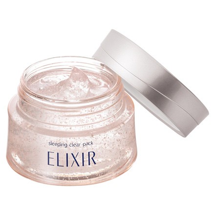 Mặt nạ ngủ dưỡng trắng nâng cơ Shiseido Elixir 105g - Nhật bản (Hồng)