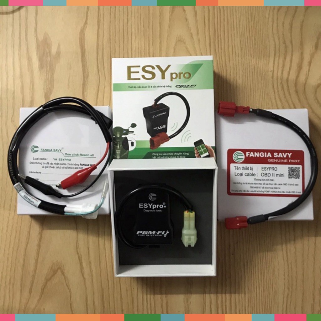 [ Dụng Cụ Số 1 ]. Thiết Bị Đọc Xoá Lỗi Nâng Cấp Phần Mềm Xe Máy Honda-ESYPRO