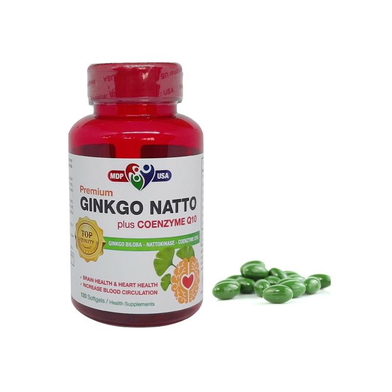 PREMIUM GINKGONATTO Plus With Coenzyme Q10 - Tăng cường trí nhớ