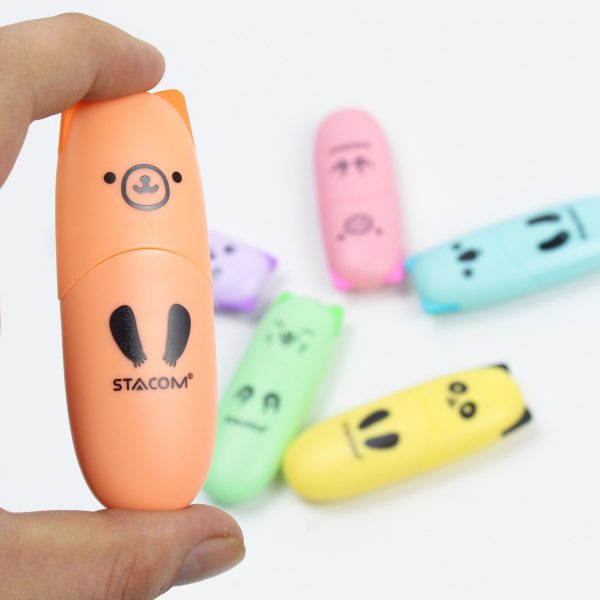 Bút dạ quang Stacom Pastel HL001 2-5mm, tùy chọn màu