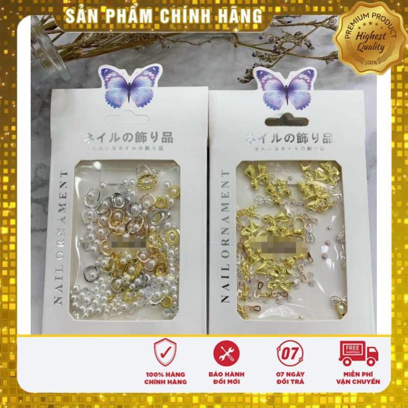 sét phụ kiện gắn móng tay chân