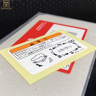 Tem thông số bình xăng CD125