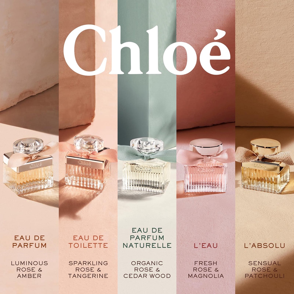 Nước hoa Chloe Naturelle EDP và bản Intense  5ml Xanh Mint