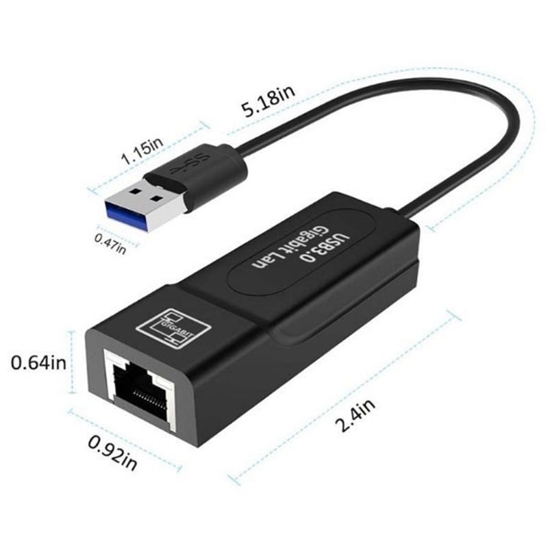Đầu Chuyển Đổi Usb Sang Ethernet 3.0 Cho Windows, Macbook | BigBuy360 - bigbuy360.vn
