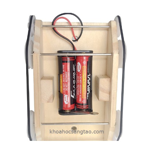 Đồ chơi xe tăng gỗ-Đồ chơi khoa học sáng tạo