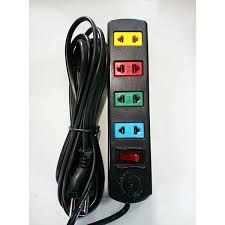 Ổ cắm LIOA kéo dài 3m, 5m - 4 ổ hai chấu 1000W - Model: 4TC