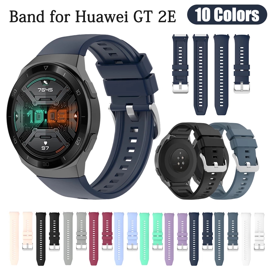 Dây đeo bằng silicon mềm mại và thoải mái chất lượng cao cho đồng hồ thông minh Huawei GT2E