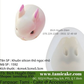 Khuôn silicon Thỏ ngọc nhỏ 1592