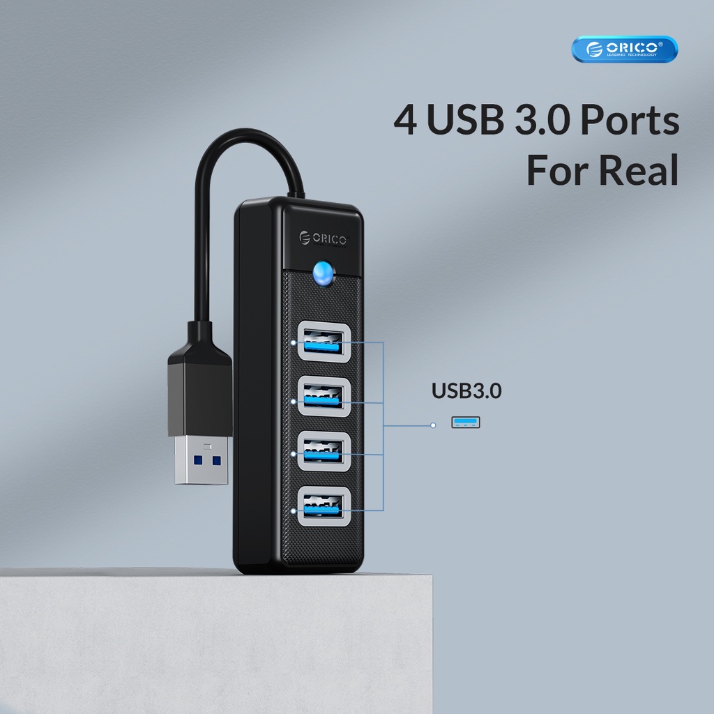 Orico Bộ Chia 4 Cổng USB 3.0 Cho MacBook Mac Pro Mac mini iMac Surface Pro XPS PC