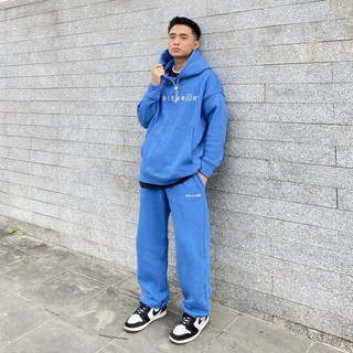 HOODIE "LOGO SS21" BLUE HORIZON