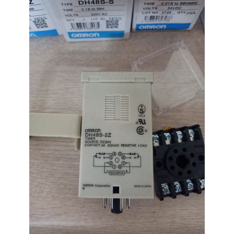Rơ le thời gian  DH48S-2Z - 24V, 220V