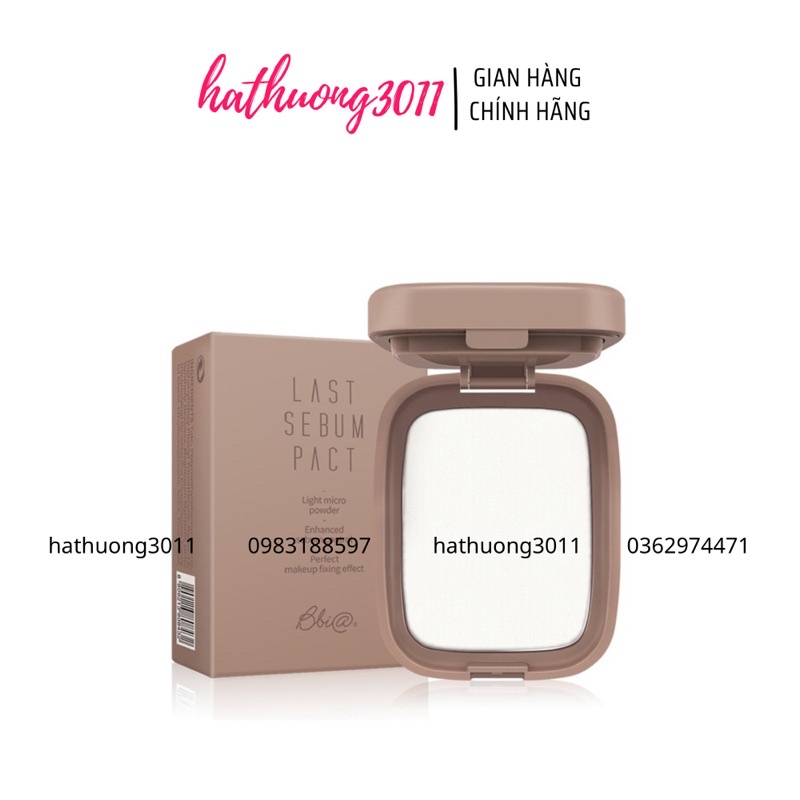 Phấn phủ kiềm dầu Last Sebum Pact 00 Super Clear