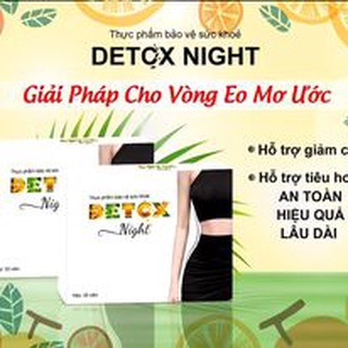 Detox Night hủy mỡ bụng sau 1 tháng