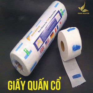 [Freeship] Giấy lót cổ, quấn cổ chắn tóc cắt tóc nam, nữ (5 cuộn) AZ008