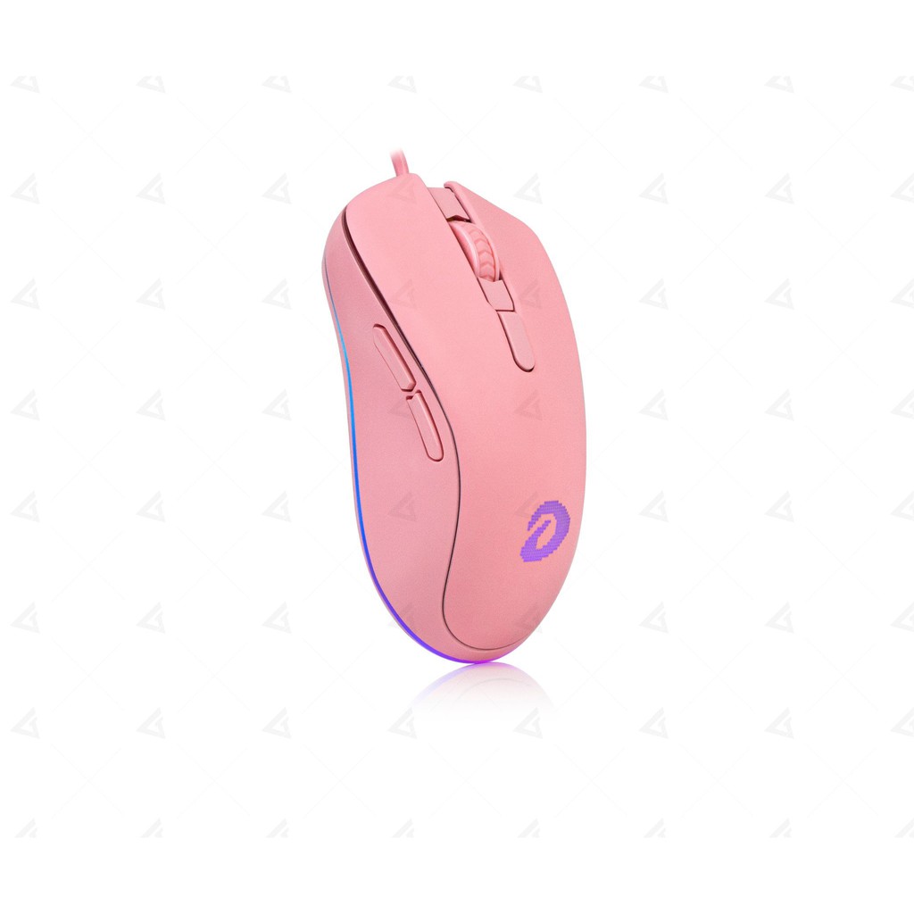 Chuột Gaming DAREU EM908 Pink (LED RGB, BRAVO sensor)