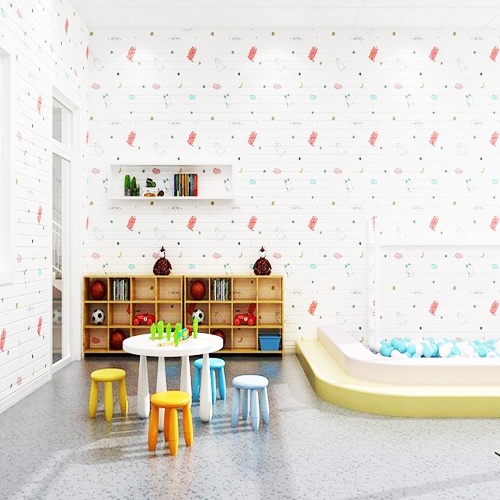 Combo 5 Tấm Xốp Dán Tường Hoạt Hình Cho Trẻ Em Dễ Thương