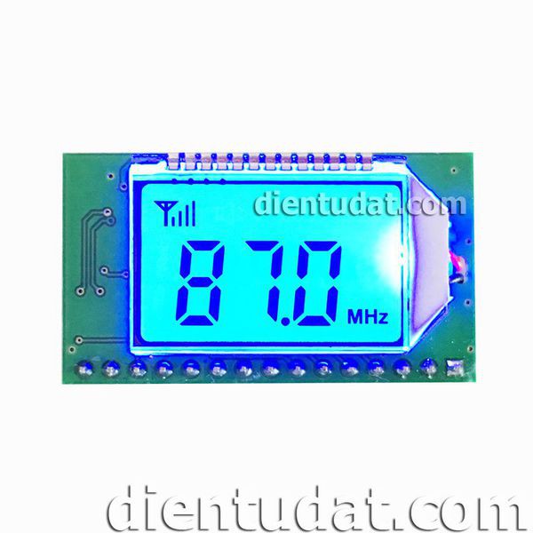 Mạch Nhận Âm Thanh FM Hiển Thị LCD