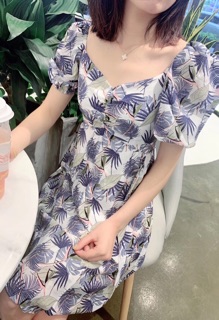 Váy thô hoa