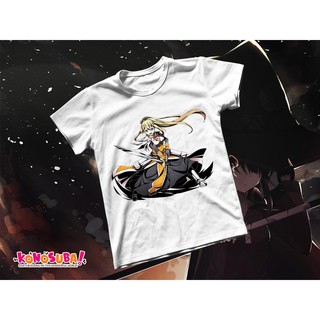 Áo thun Cotton Unisex - Anime - KonoSuba - Darkness