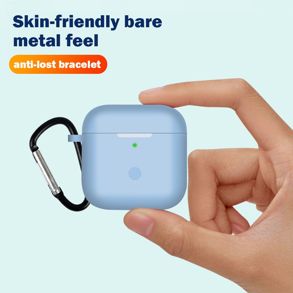 Vỏ Bảo Vệ Hộp Sạc Tai Nghe Xiaomi Redmi Buds 3 Bằng Chất Liệu Silicone