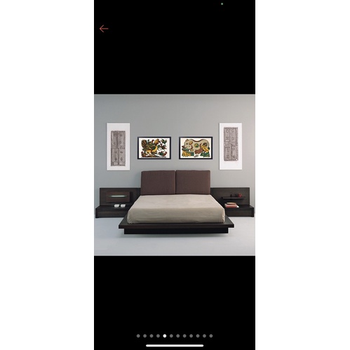 Tranh đông hồ bồi trên mành tre