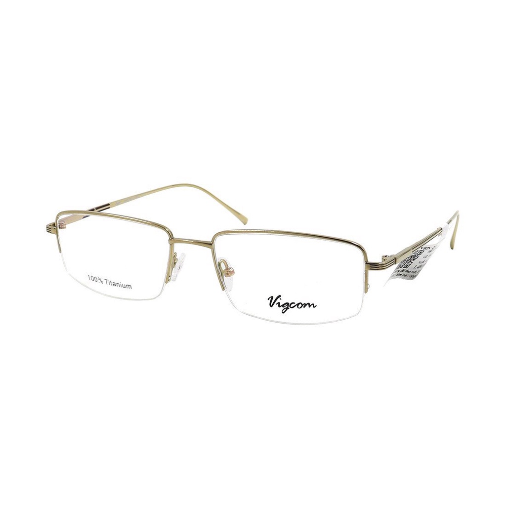 Gọng kính thời trang Vigcom VG1607 nhiều màu kim loại chính hãng, thiết kế dễ đeo bảo vệ mắt
