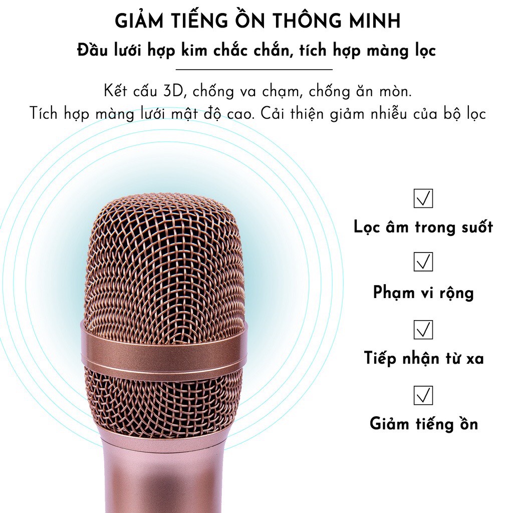 Micro karaoke đa năng chính hãng JSJ W-121 & JSJ W-221 mẫu mới tích hợp màn hình led, công nghệ giảm tiếng ồn thông minh