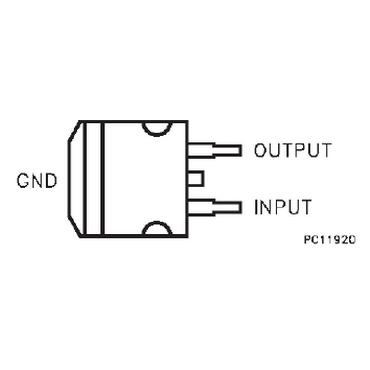 [2 CON] IC L7805CD2T TO-263 (SMD Dán) (L7805CD 7805 5V)