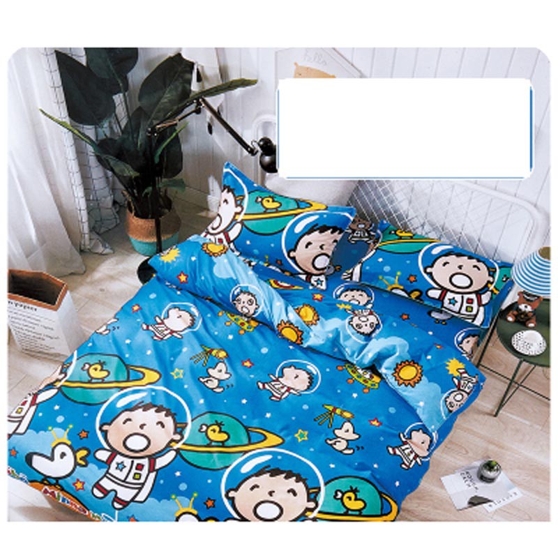 Vỏ áo gối hình nhà thám hiểm vũ trụ size 48x74 (1 cặp )