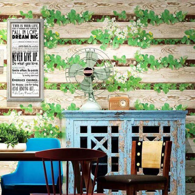 HOT 1 mét Decal giấy dán tường dây hoa leo khổ 45cm keo sẵn bóc dán