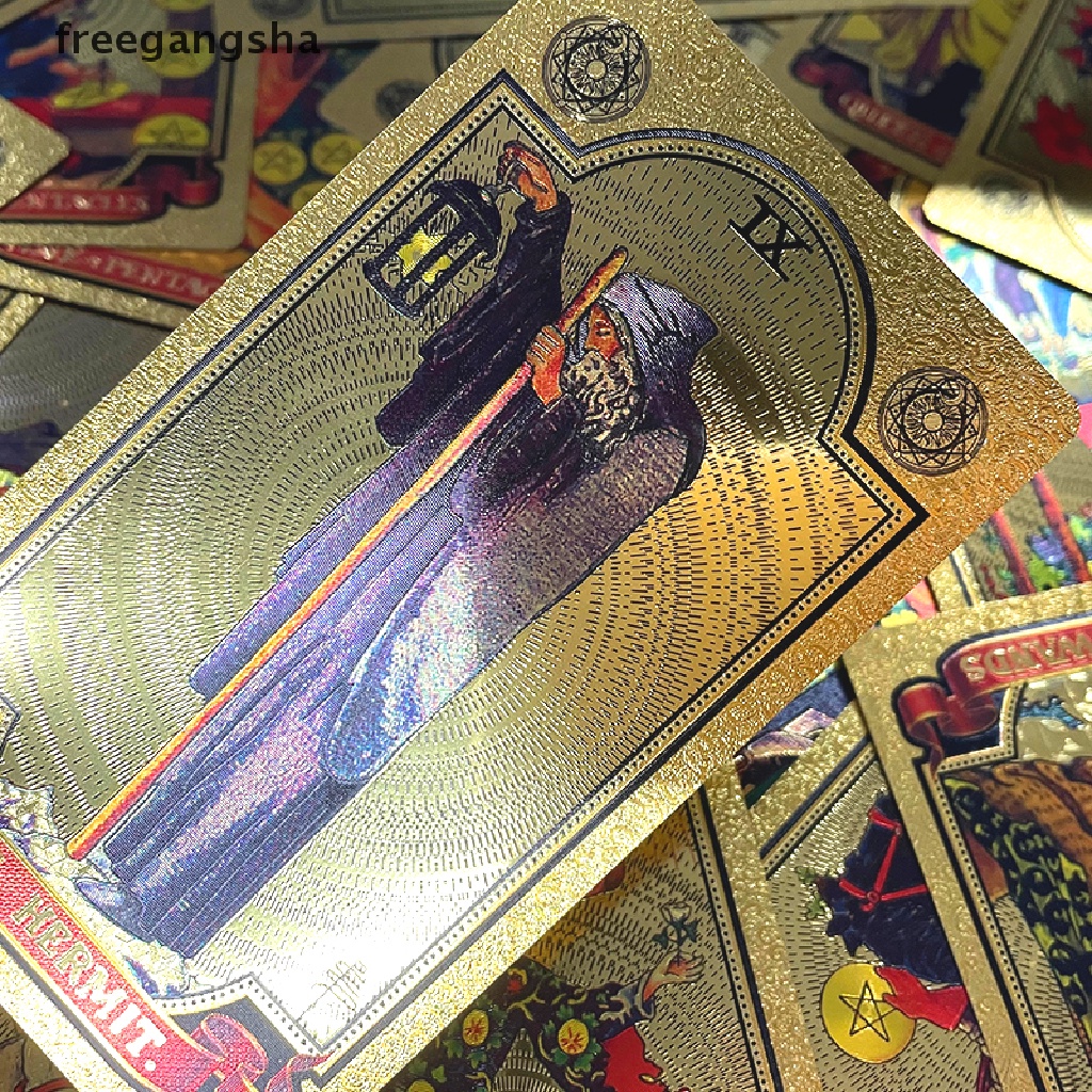 Bài tarot mạ đồng PVC chống thấm nước chống mài mòn chất lượng cao