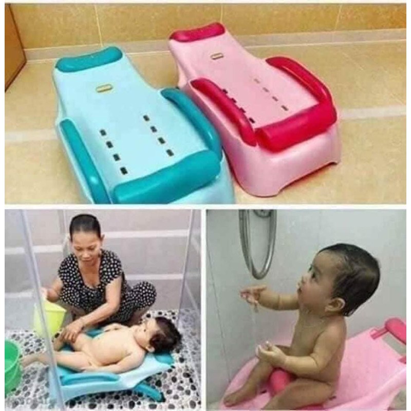 Ghế gội đầu cho bé, ghế gội đầu Việt Nhật có tay vịn